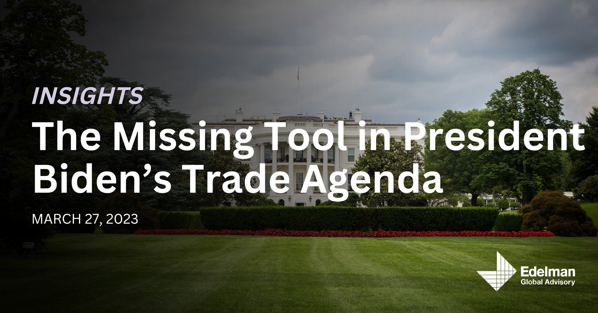 OSUCITD's tweet card. The Missing Tool in President Biden’s Trade Agenda
