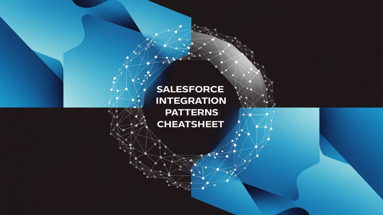 Sally_ElGhoul's tweet card. Dive into this visual cheatsheet for Salesforce Integration Patterns! Quick, easy & perfect for busy bees wanting to master Salesforce integration fast.