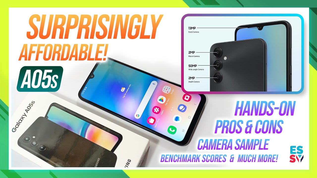 scworkspace's tweet card. Eyeing Samsung Galaxy A05s? Here The Hands-On | Camera Sample | Pros...