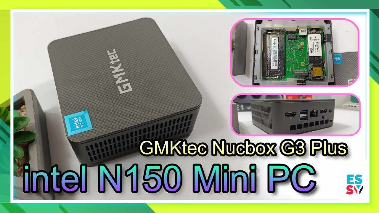 scworkspace's tweet card. Budget N150 Mini PC | GMKTec Nucbox G3 Plus | Twin Lake | hands On