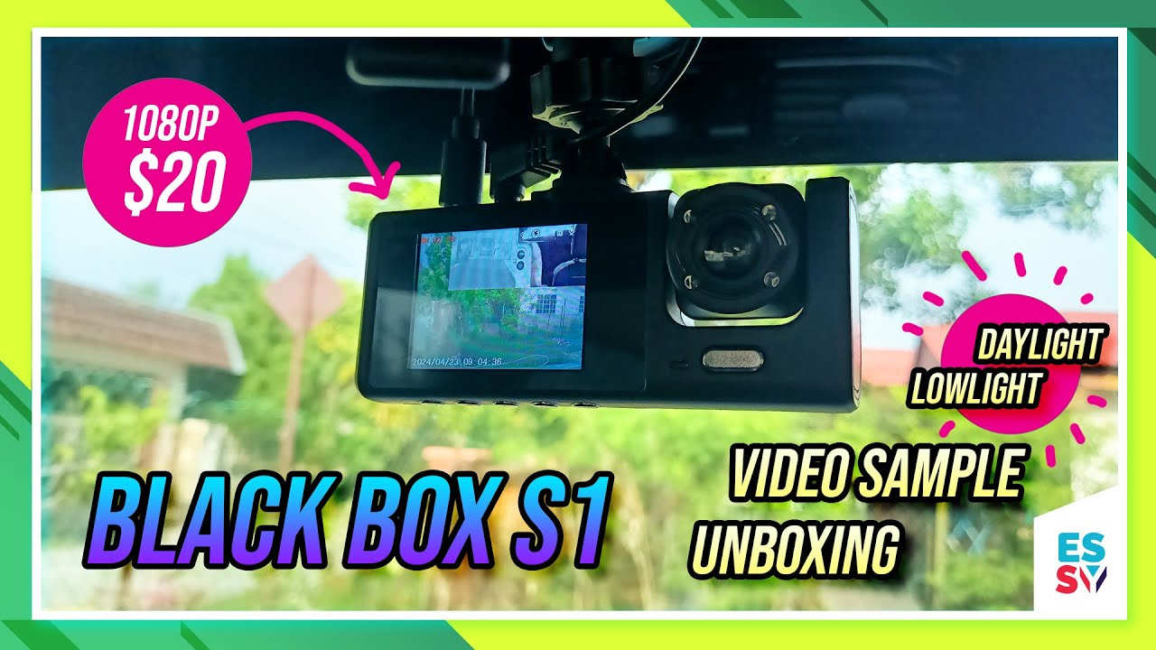 scworkspace's tweet card. Black Box S1 Best Budget Dashcam | Unboxing + Video Sample