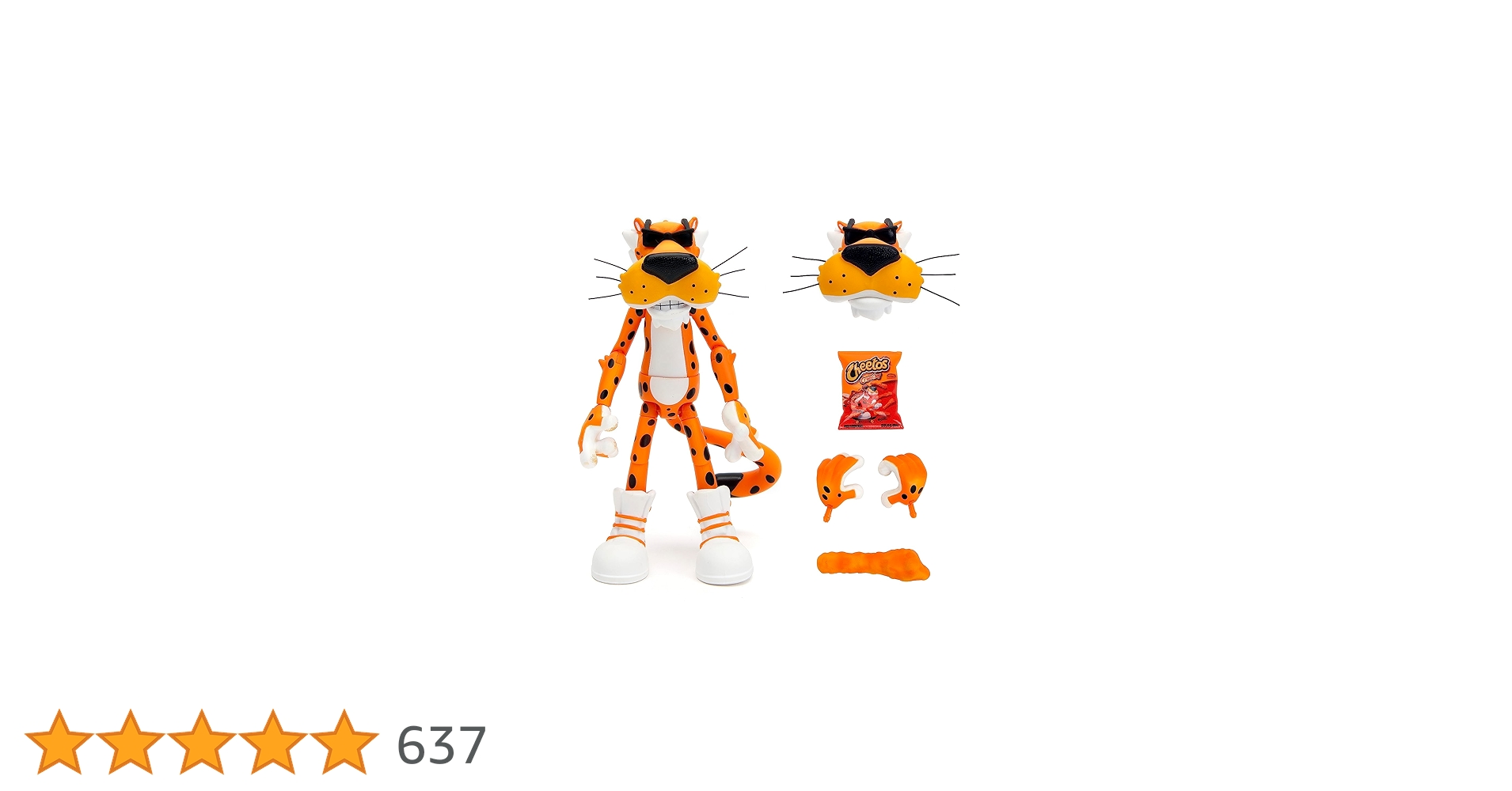 FiguradictoX's tweet card. De tu línea de botanas crujientes favorita, Cheetos, viene Chester Cheetah, ¡el ícono mismo! Esta figura de acción articulada de 15.2 cm viene equipada con patadas estilizadas y tonos elegantes, un...