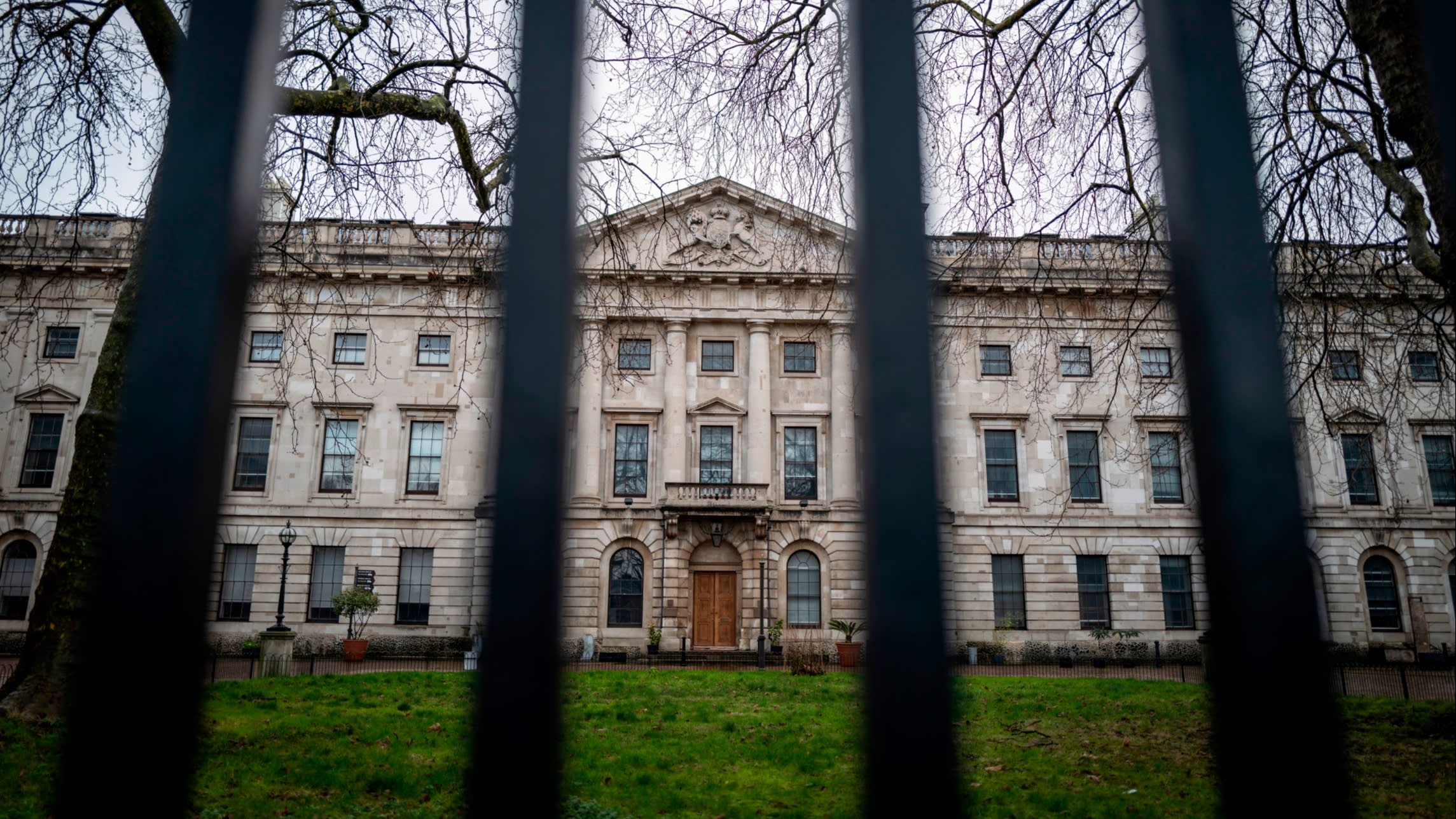 AsiaLens's tweet card. Some drawings for the ‘mega’ project close to the Tower of London have blacked out sections