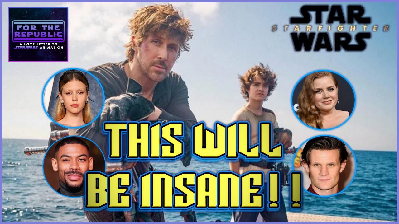 ForTheRepubPod's tweet card. The INSANE Star Wars: Starfighter Cast!
