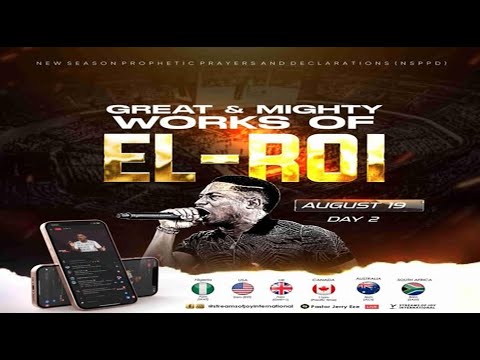 Iam_slowflow's tweet card. GREAT AND MIGHTY WORKS OF EL-ROI [DAY 2] || NSPPD || 19TH AUGUST 2025