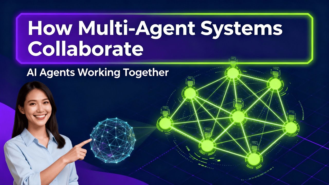 learnitguide's tweet card. How Multi-Agent Systems Collaborate - The Power of AI Teams
