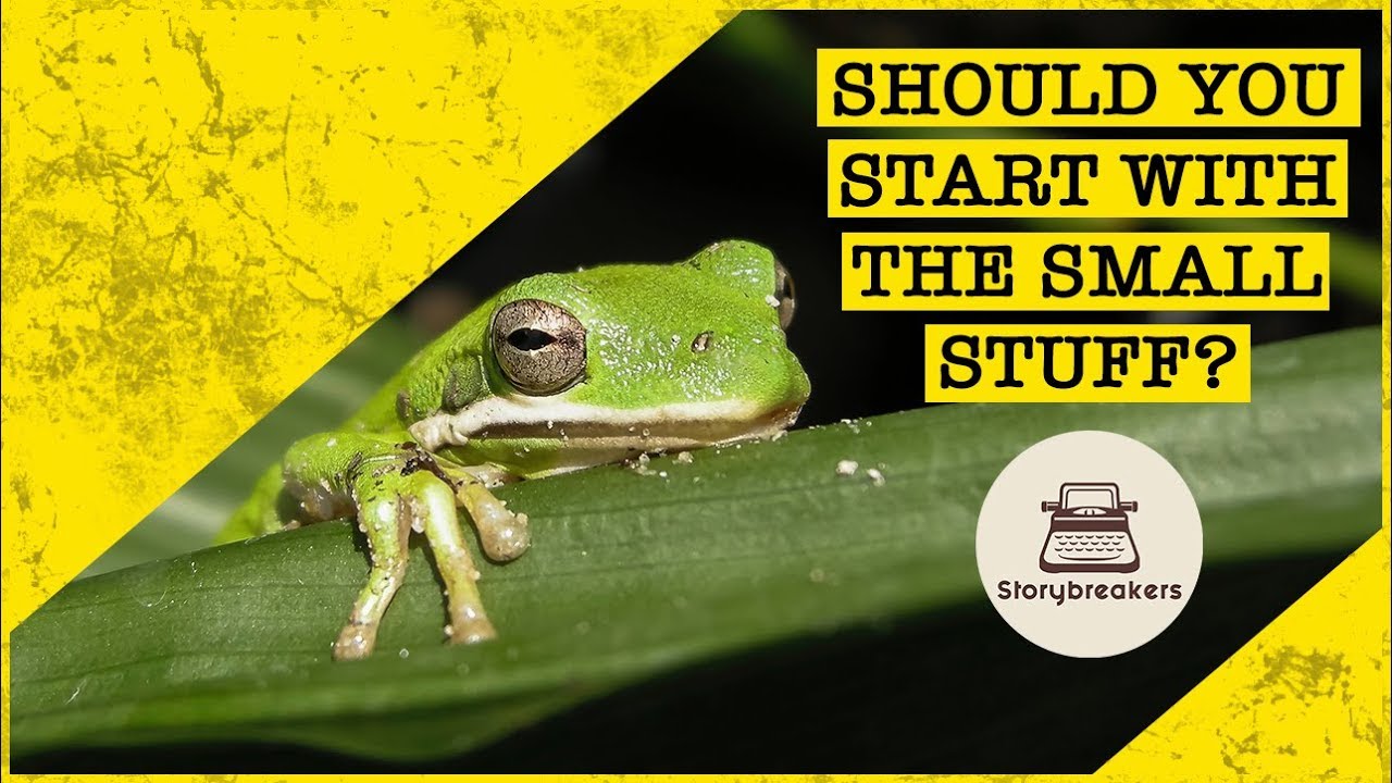 Storybreakers's tweet card. Should Screenwriters Eat The Frog? - Screenwriters Marketing Lab #8