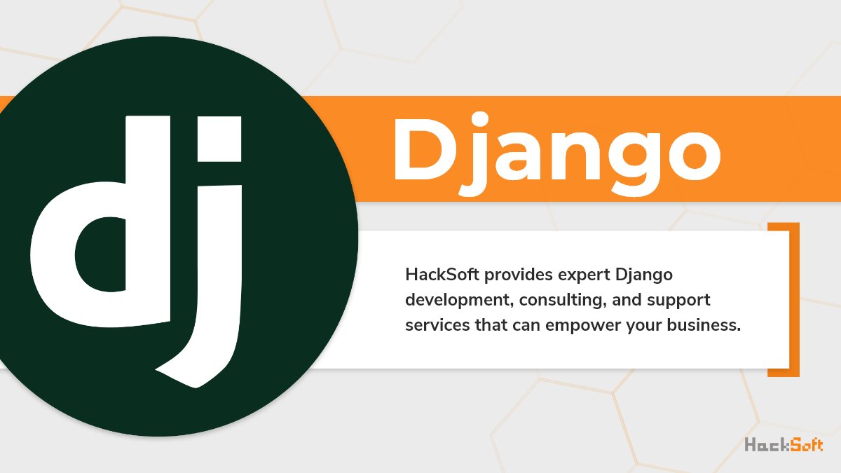 djangonewsbot's tweet card. HackSoft provides expert Django consulting, development, team augmentation, and support services that can empower your business.