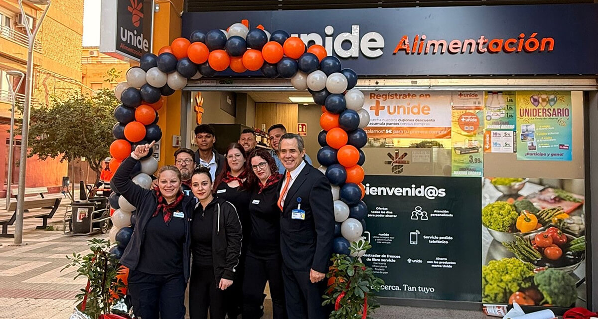 financialfood's tweet card. Unide llega a la comunidad de Aragón con la apertura de un nuevo establecimiento en la provincia de Zaragoza, un