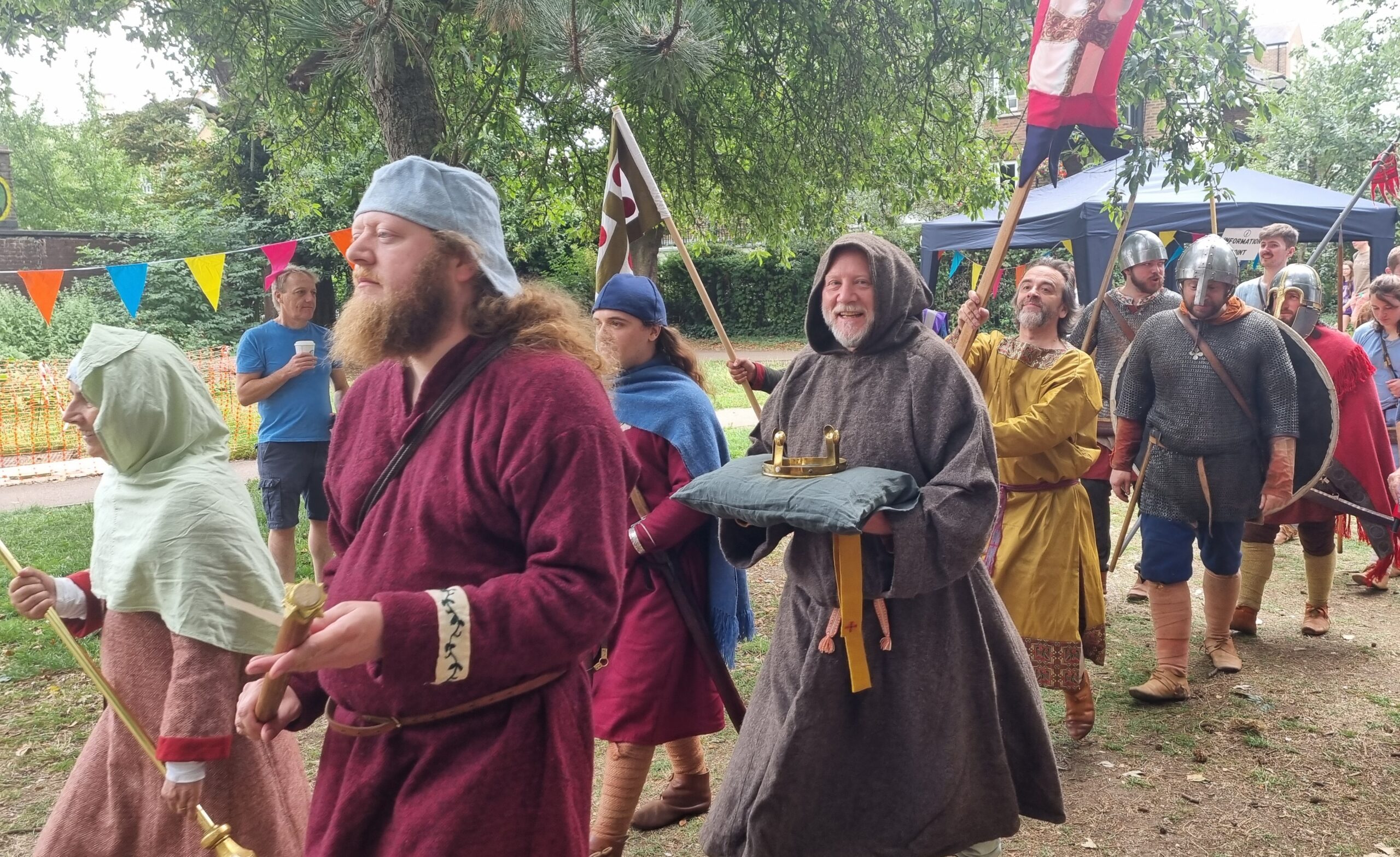 ChessPlus's tweet card. Kingston Chess Club celebrated its sesquicentennial at the Saxon Fayre on 26/27 July in Canbury Gardens. Members of the club dressed as Saxons in keeping with the theme of the event. Many visitors …