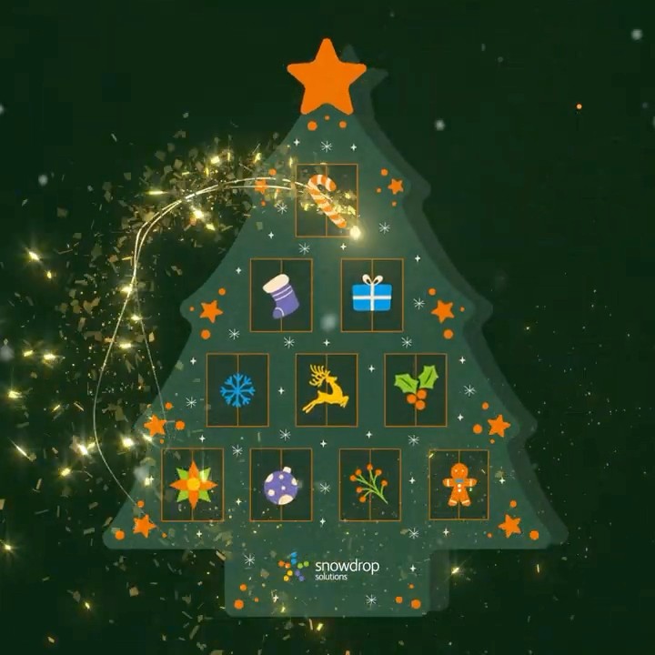 SnowdropAPI's tweet card. Snowdrop Solutions 2024 Season's Greetings