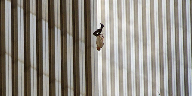 TomJunod's tweet card. Do you remember this photograph? In the United States, people have taken pains to banish it from the record of September 11, 2001. The story behind it, though, and the search for the man pictured in...