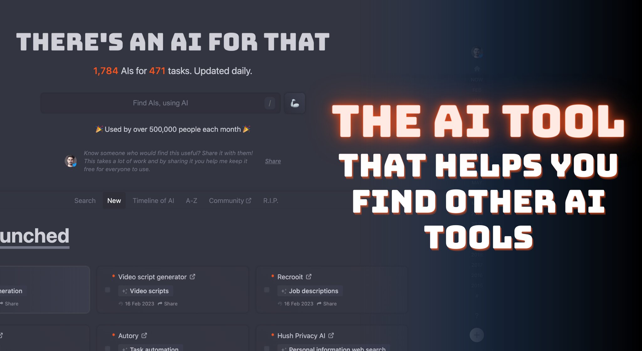 CustomAI_Tools's tweet card. The #1 website for AI tools. Used by 70 million people to find the right tool for any task or use case.