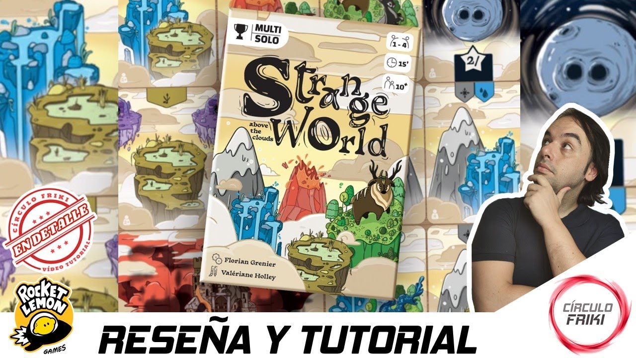CirculoFriki33's tweet card. ⭕ Strange World above the clouds 🌍☁️Reseña, Cómo se juega / Tutori...