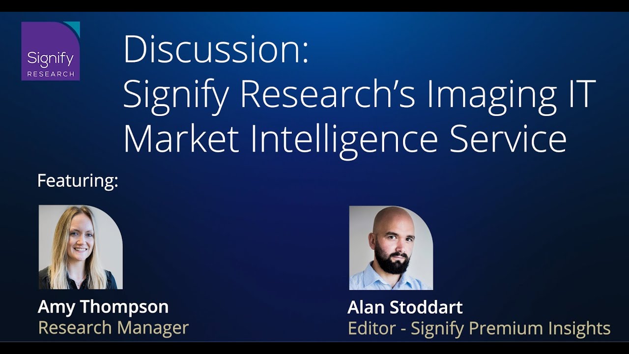 SignifyResearch's tweet card. Signify Research: Imaging IT Service Video