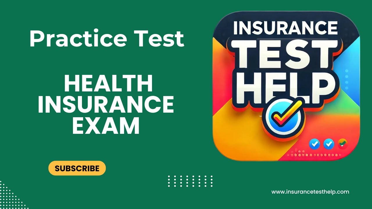 InsurTestHelp's tweet card. Health Insurance Practice Exam