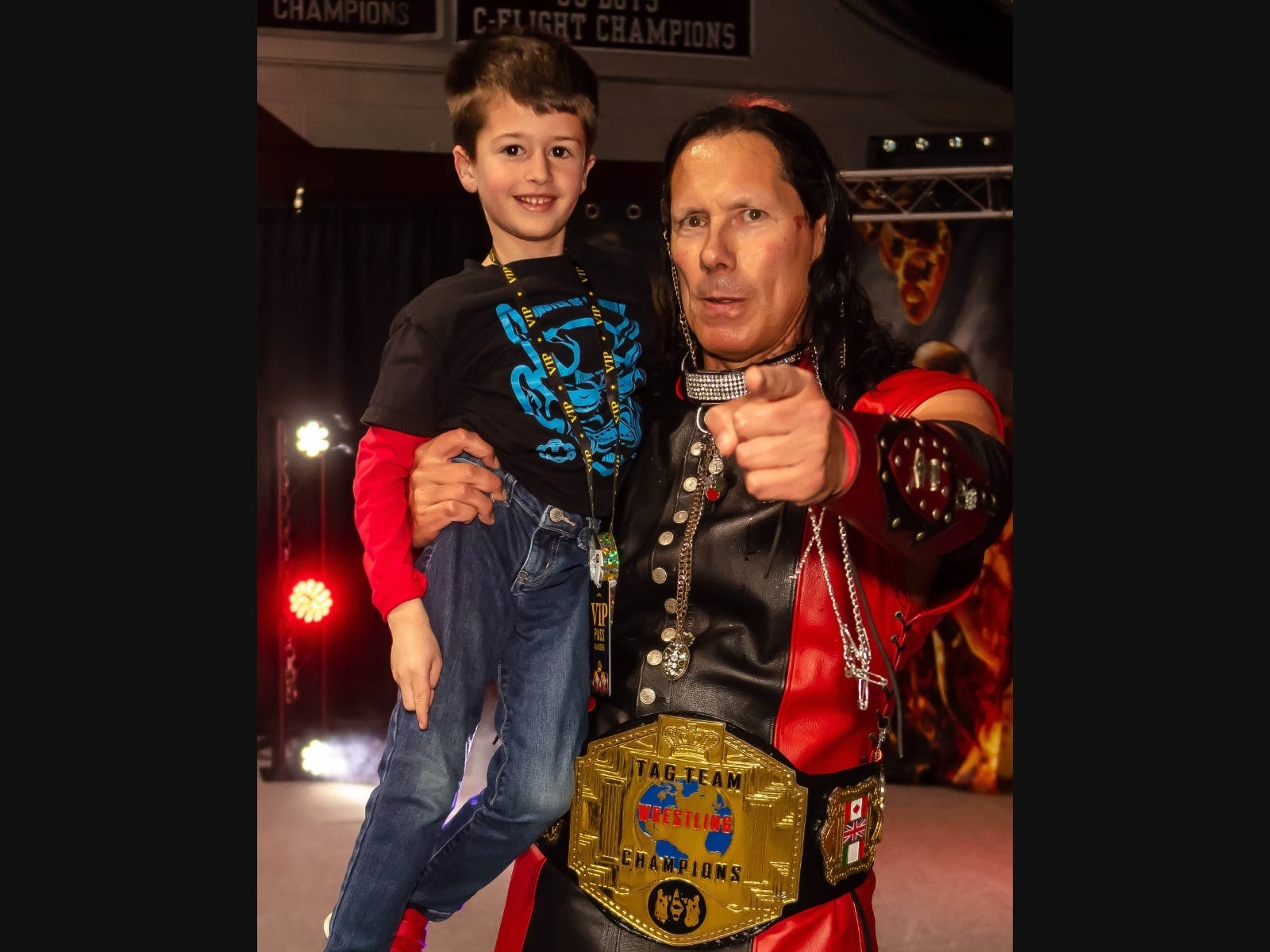 EK_Patch's tweet card. The foundation was established in memory of IWF Wrestling Hall of Famer, "Golden Boy" Michael Cammett, who passed away in 2021.