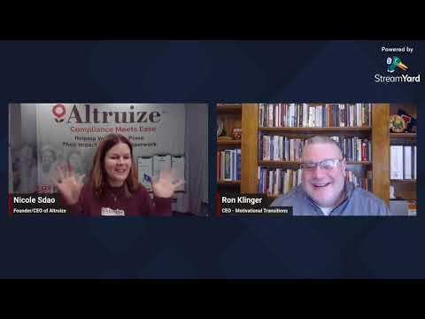 RonUnleashed's tweet card. Get Going by Giving and Telling Your Story