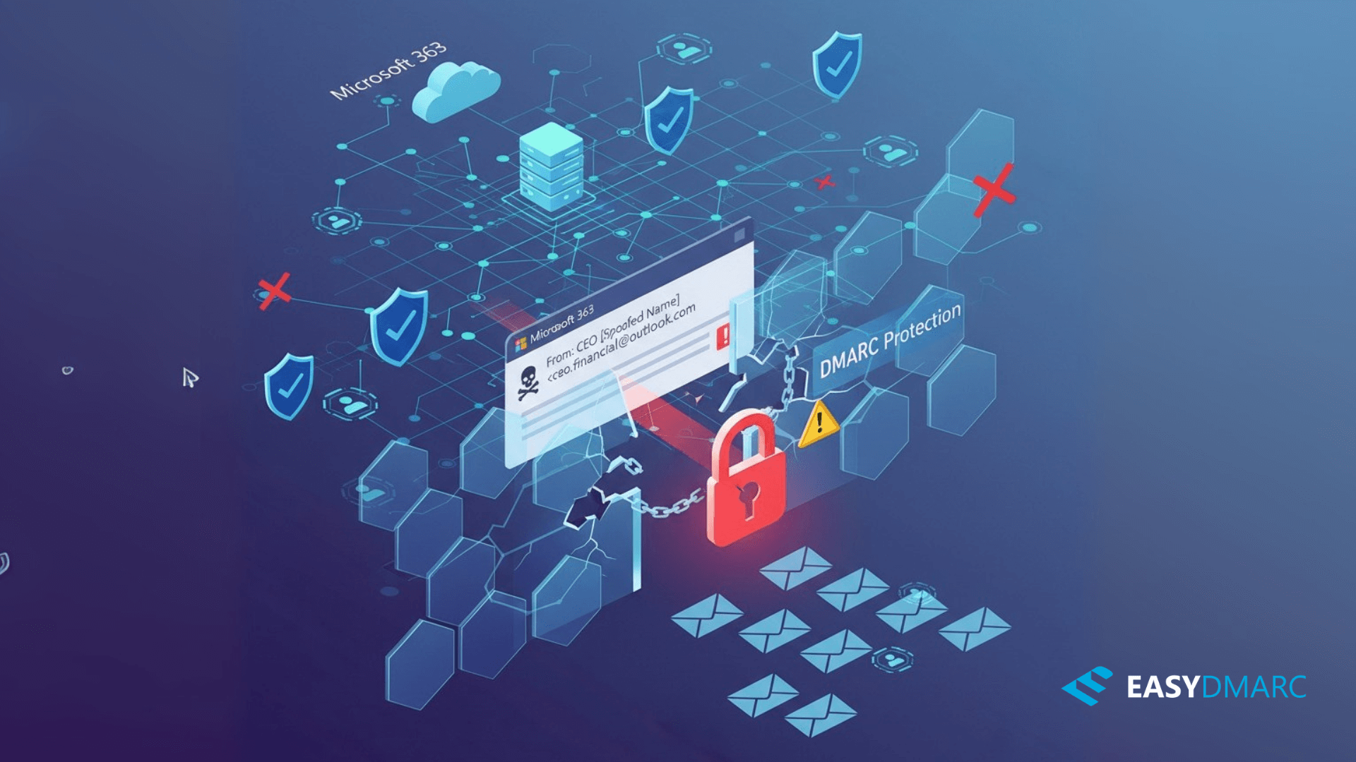 andrewbonar's tweet card. EasyDMARC has issued a technical advisory highlighting a critical gap in Microsoft 365’s handling of DMARC, warning that organizations are not fully protected