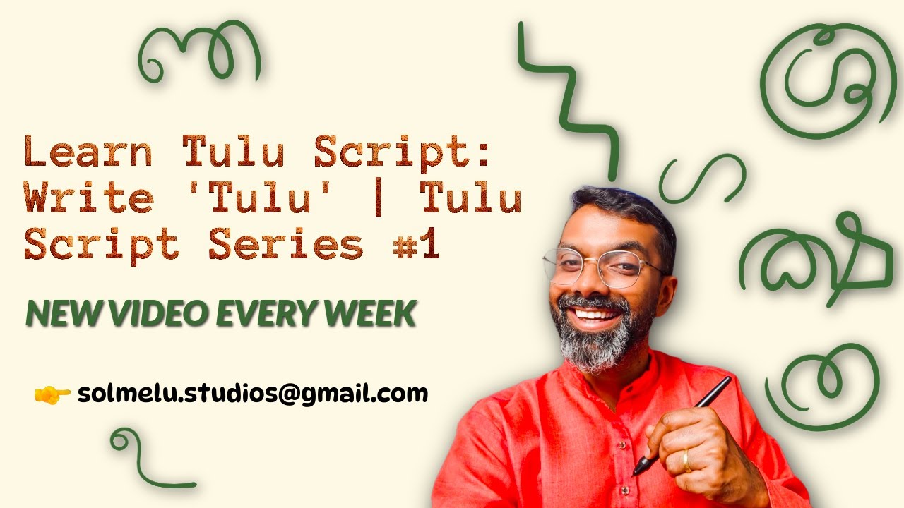 SolmeluStudios's tweet card. Learn Tulu Script: Write Tulu | Tulu Script Series #1