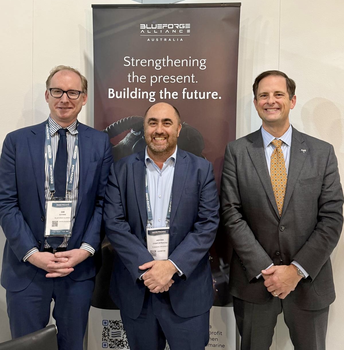 APDR_APAC's tweet card. Blueforge Alliance Australia (BFAA) and Flinders University have formalised an agreement to collaborate on maritime research and education