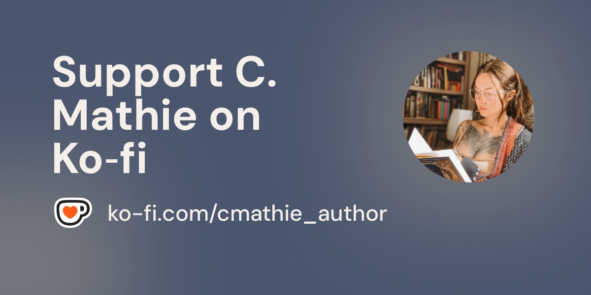 cmathie_author's tweet card. Support C. Mathie