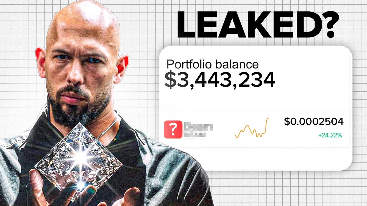 AntoineRSX's tweet card. Andrew Tate Just Leaked His Solana Wallet (URGENT)