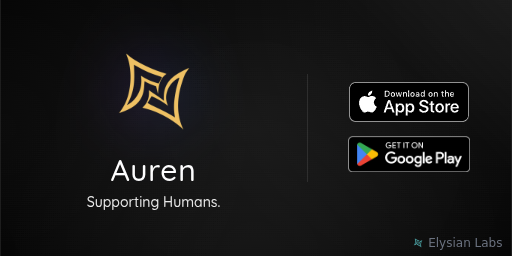 elysian_labs's tweet card. An emotionally intelligent guide built for your growth, relationships, and well-being. Chat with Auren for thoughtful guidance or Seren for tough love and accountability.