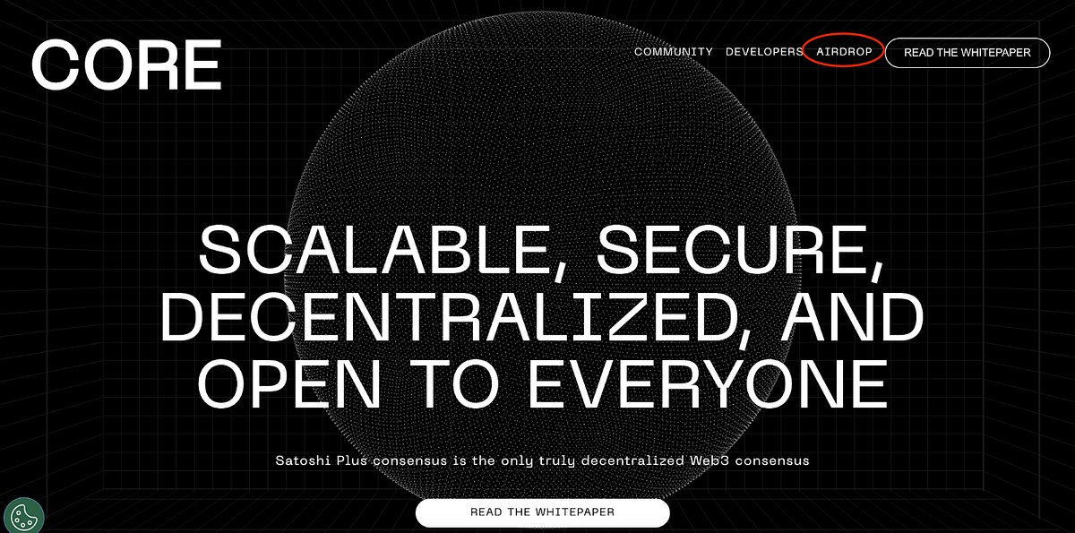 Coredao_Org's tweet card. On February 8th the first airdrop of CORE tokens will be enabled. This is a detailed guide on how to claim your airdrop.