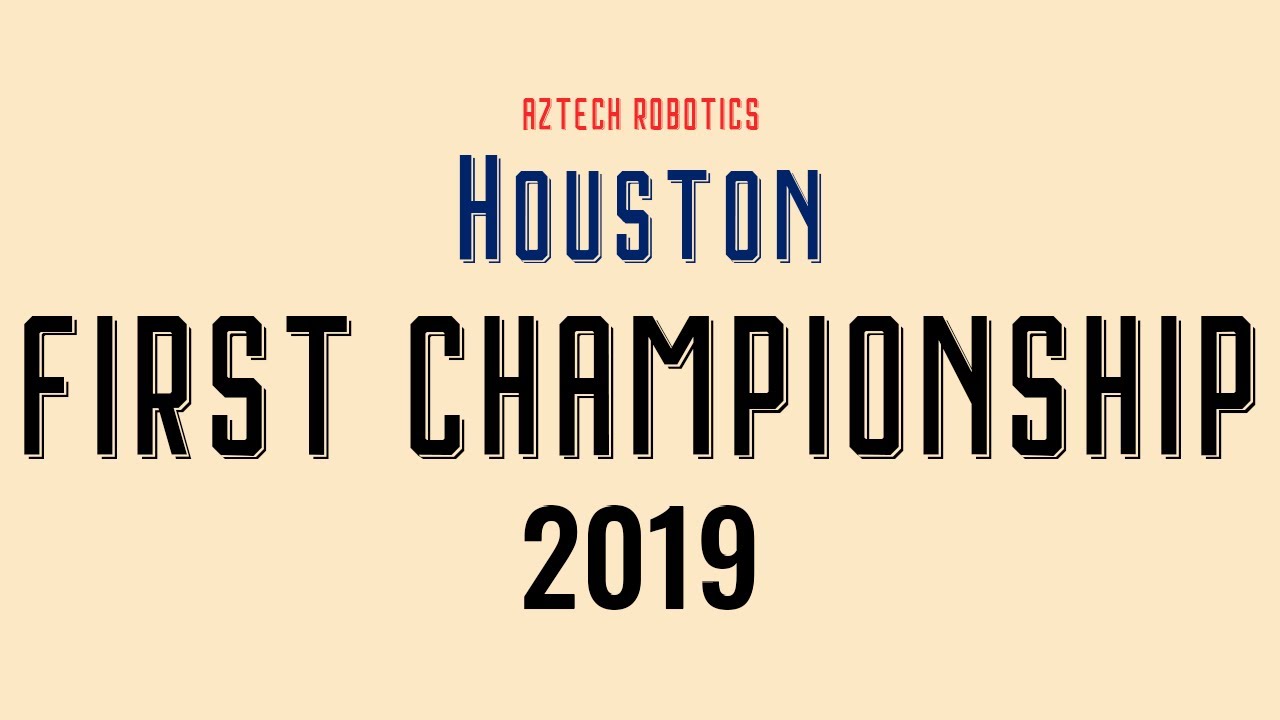 AztechRobotics's tweet card. FIRST Championship 2019 - Aztech Robotics