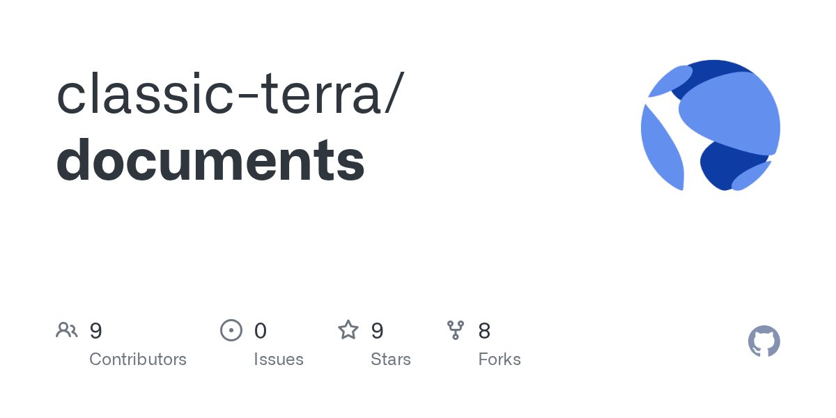 ColeStrathclyde's tweet card. Contribute to classic-terra/documents development by creating an account on GitHub.