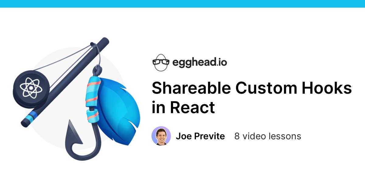 jsjoeio's tweet card. React 16.8 introduced Hooks like useState for using stateful logic in our function components, and useEffect for side effects previously only used in cl...