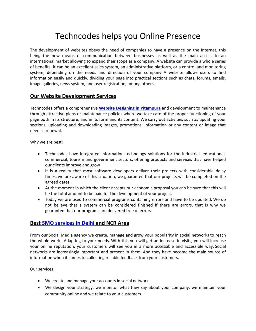 TechnCodes's tweet card. Techncodes - Website Development Company in Delhi - SlideServe