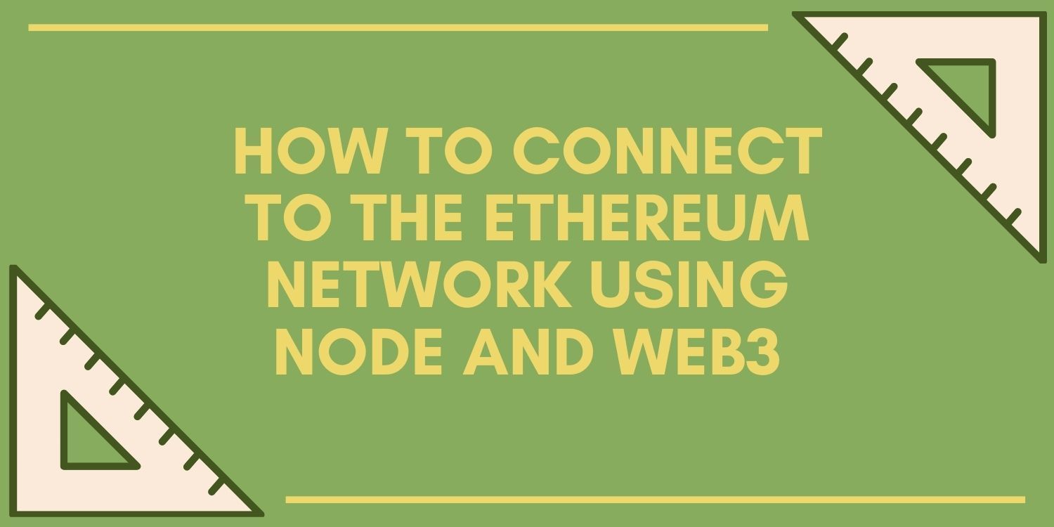 codeforgeek's tweet card. In order to build a decentralized application, we need to connect to the Ethereum (or other) blockchain. In this tutorial, we are going to learn how to