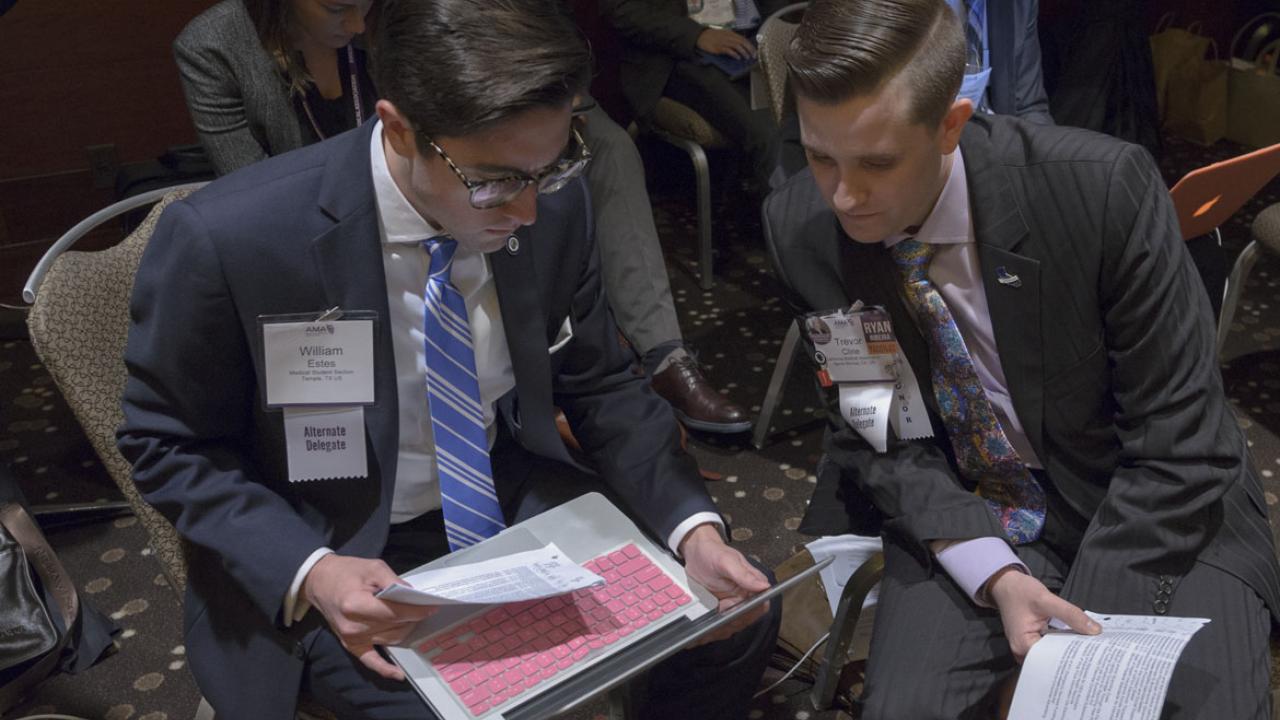 Doc_Wolverine's tweet card. LGBT-friendly, nondiscriminatory policies land backing from the AMA House of Delegates.