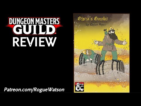 MigratorModel's tweet card. DMs Guild Review - Gloria's Gambit