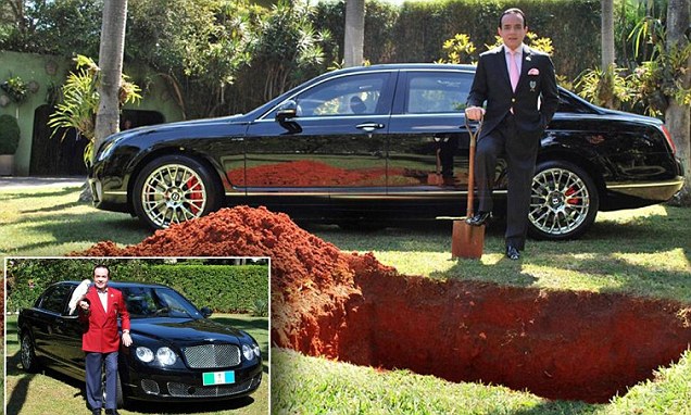 Mod_Vivendi's tweet card. In a bizarre announcement on his Facebook page, 'Count Scarpa', 62, declared that he plans to copy Egypt's ancient Pharaohs and take his riches with him into the afterlife by burying them.