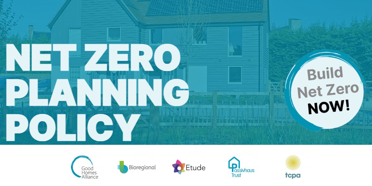 Good_Homes's tweet card. The Net Zero Planning Policy Resource Hub is now available as a web page, offering practical guidance for the adoption and implementation of forward-thinking policies within local authorities. This...