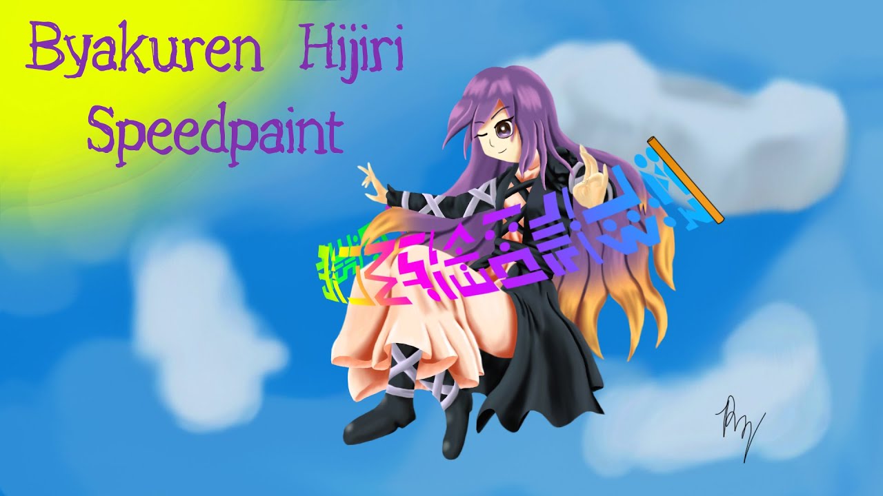 RusselRaZe's tweet card. Speedpaint - 【 Byakuren Hijiri 】Touhou Project