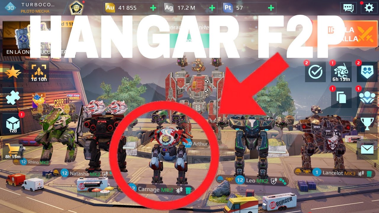 Turb0commander's tweet card. JUGAMOS CON EL HANGAR MAS FREE TO PLAY DE WAR ROBOTS | HANGAR F2P –...