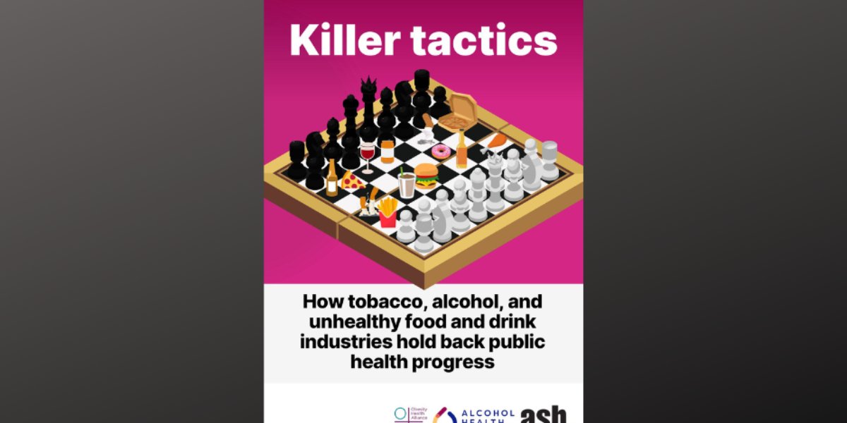 CernyCaroline's tweet card. This report highlights the tactics used by unhealthy product industries and makes recommendations on how to protect public policy from these actions.