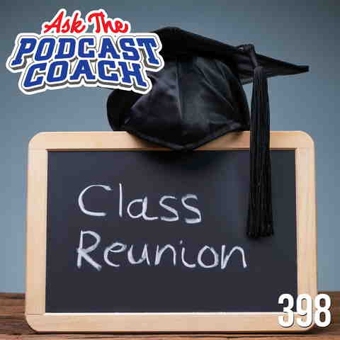 learntopodcast's tweet card. The Class Reunion Podcast