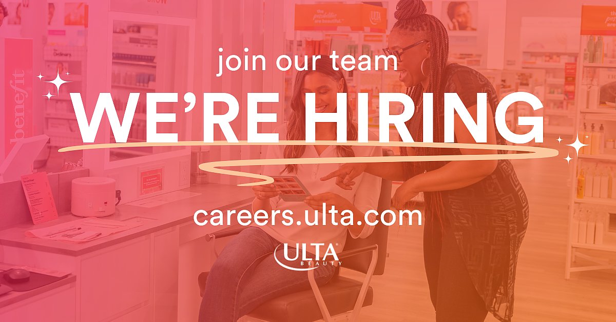 ultabeautyjobs's tweet card. OVERVIEW Experience operational excellence. Real investment in personal and professional development. And an ability to make real and beneficial change. The Distribution Centers at Ulta Beauty are a...