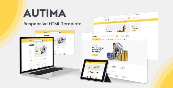 Stylelib_Themes's tweet card. If you are planning to make an auto parts online store, Autima Bootstrap HTML Template is a really great choice for you. Autima template is designed and created with classy design along with a soph...