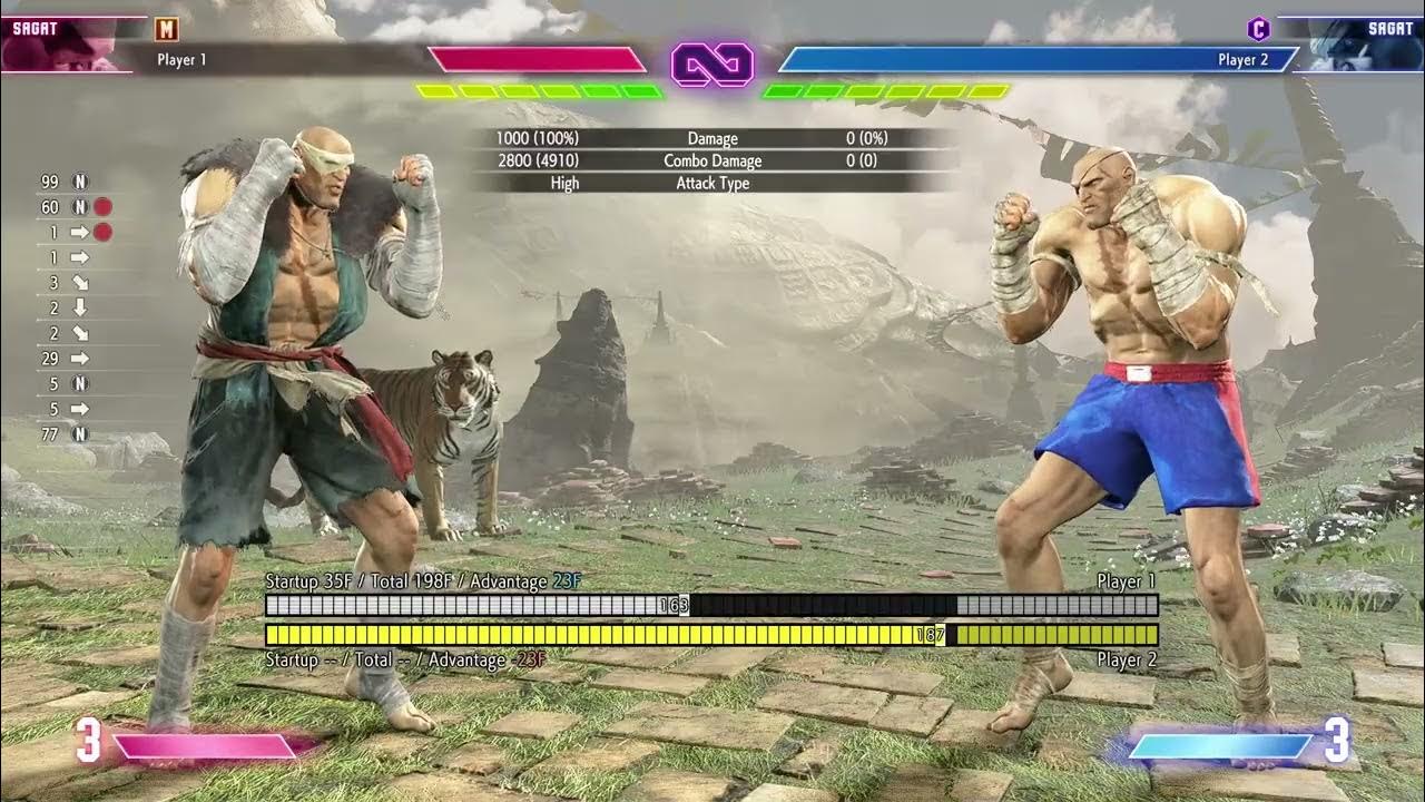 TheJinsei64's tweet card. What DOES Sagat lose in Modern Controls?