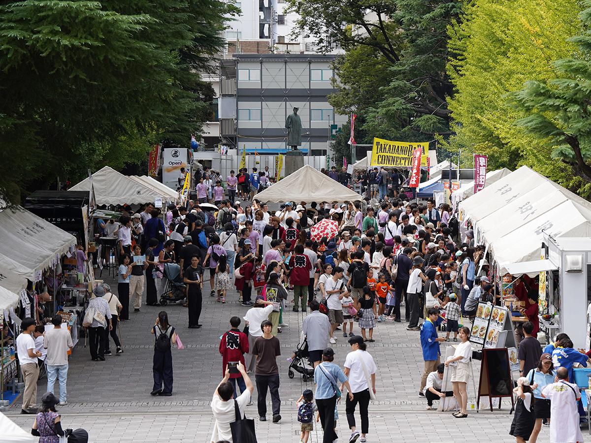 baba_keizai's tweet card. 地域イベント「早稲田地球感謝祭2025」が早大の早稲田キャンパス（新宿区西早稲田1）で9月15日、開催された。