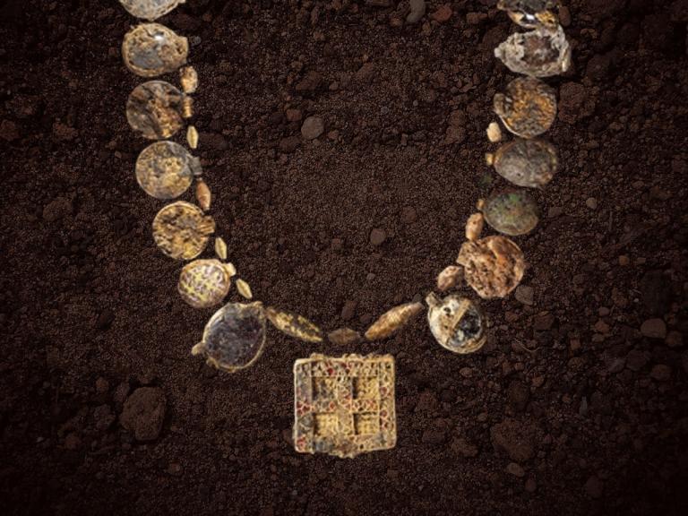 CSLewisDaily's tweet card. The recent discovery of an ancient necklace that is said to be worn by a Christian woman has sent excitement through the archaeology world.