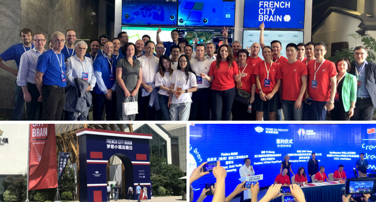 DotVision's tweet card. Une première mondiale en Chine sur le volet INFRA/IA/CLOUD ! Le “FRENCH CITY BRAIN” plate-forme dédiée à la transition énergétique et à la ville intelligente est la déclinaison infra du projet «...