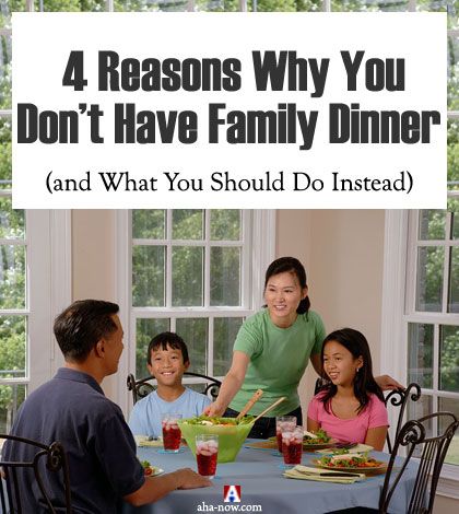 PastMasterBlog's tweet card. Dinner time helps keep the family together. If you do not cater for a family dinner time, then you miss something that can help strengthen family bonding. Here are some common excuses that people...