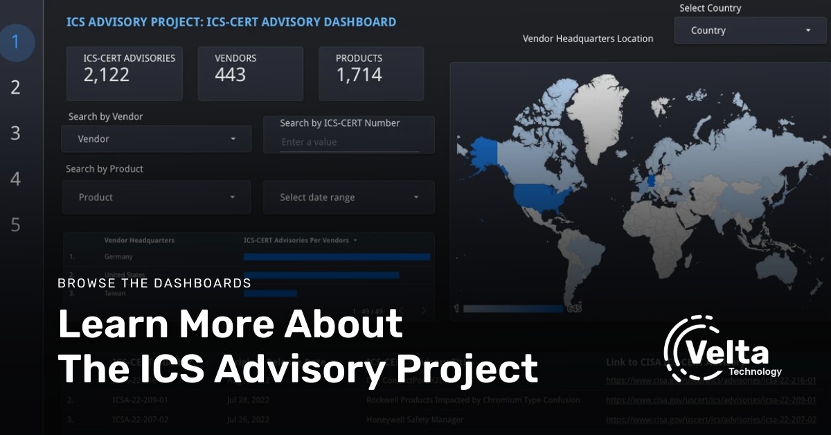 VeltaTechnology's tweet card. With the speed of change and sophistication of the dark web hackers, we have to do everything within our purview to stay one step ahead. Take advantage of the CISA ICS-CERT Advisory project. It's a...